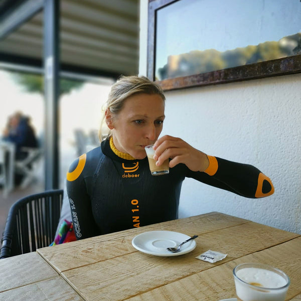 Laura Siddall offseason coffee deboer wetsuits Ocean 1.0