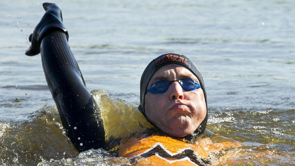 Maarten van der Weijden swims 200km 11 Cities Tour