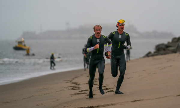 deboer athletes Dominated the Iconic Alcatraz Swim at San Francisco T100 Triathlon